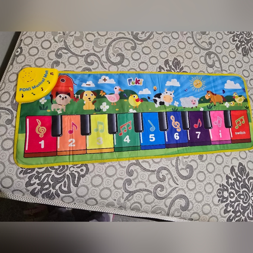 Musical Play Mat for Kids - Colorful Piano Toy